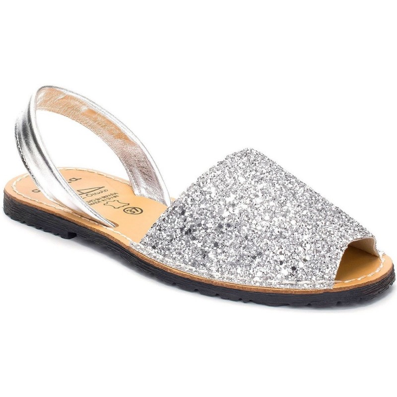 Menorquina Glitter Plata