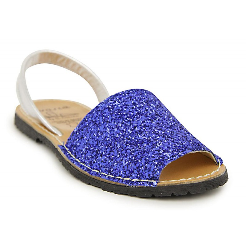 Menorquina Glitter Azul